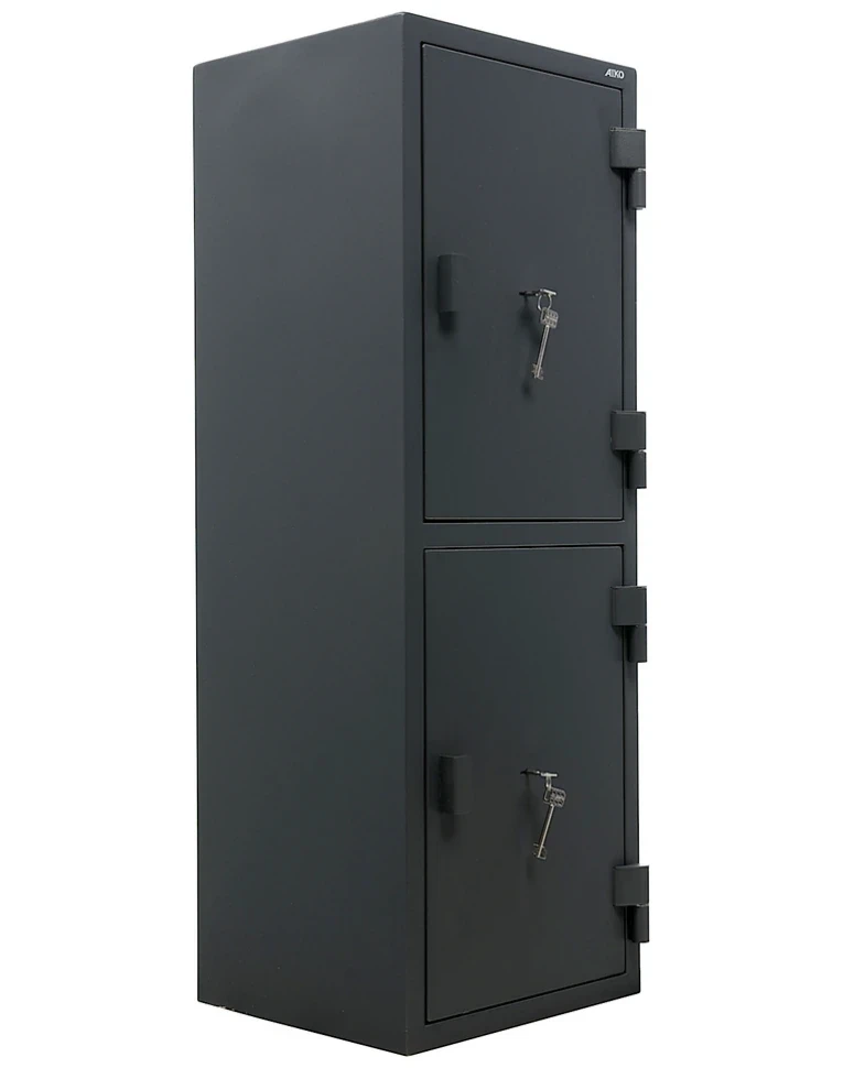 Офисный сейф Aiko AMH-125/2T (223T), закрытый вид слева