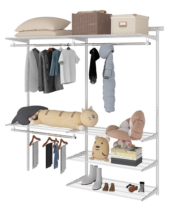 Гардеробная система Практик Home Optima G180 белая купить в Челябинске Гардеробная система Практик Home Optima G180 белая купить в Челябинске