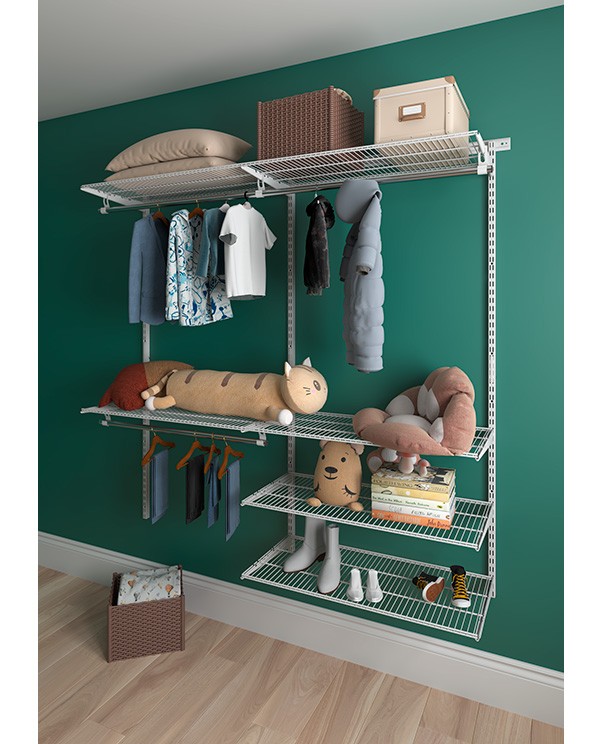 Гардеробная система Практик Home Optima G180 белая купить в Челябинске Гардеробная система Практик Home Optima G180 белая купить в Челябинске