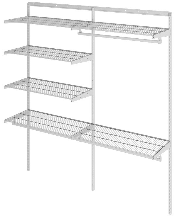 Гардеробная система Практик Home Optima G180 белая купить в Челябинске Гардеробная система Практик Home Optima G180 белая купить в Челябинске