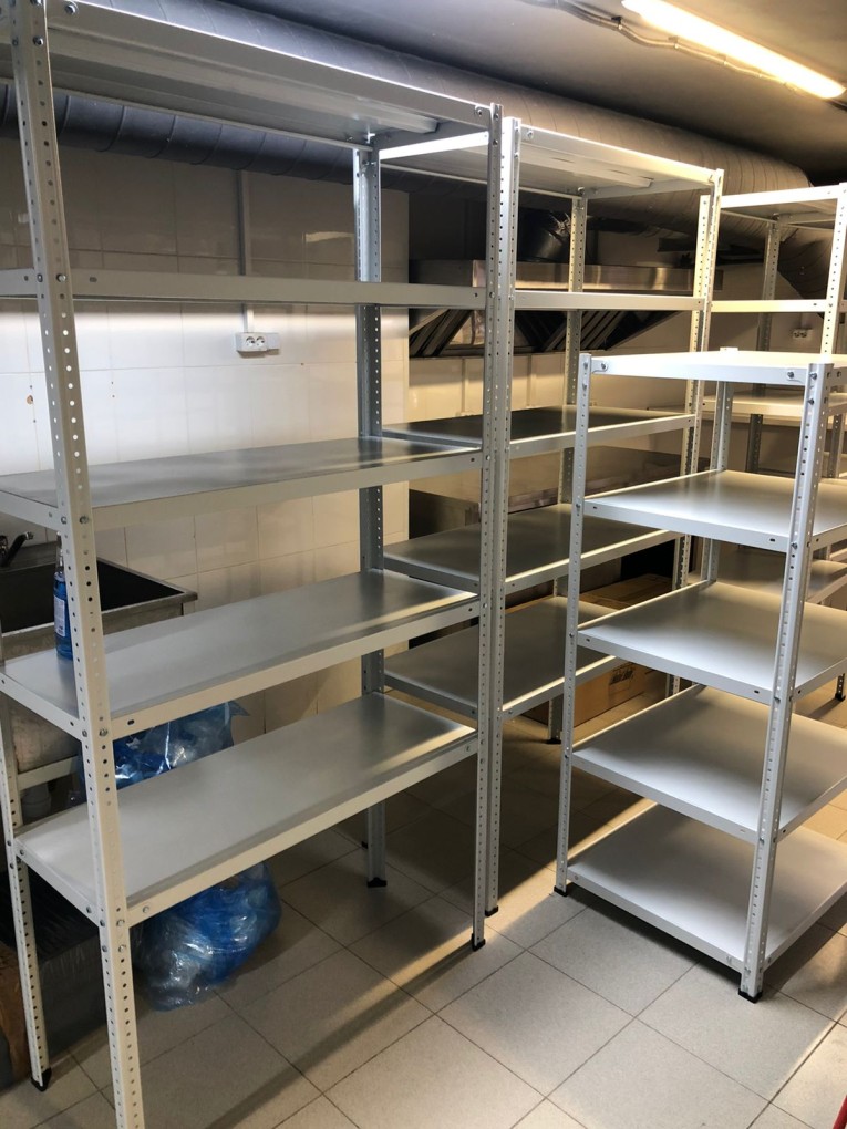 Стеллаж металлический Титан МС-500 1800х1000х300 5 полок купить в Челябинске