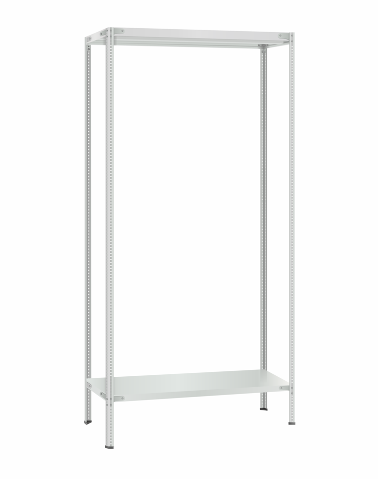 Стеллаж металлический Титан МС-500 2400х1000х500 2 полки купить в Челябинске Стеллаж металлический Титан МС-500 2400х1000х500 2 полки купить в Челябинске