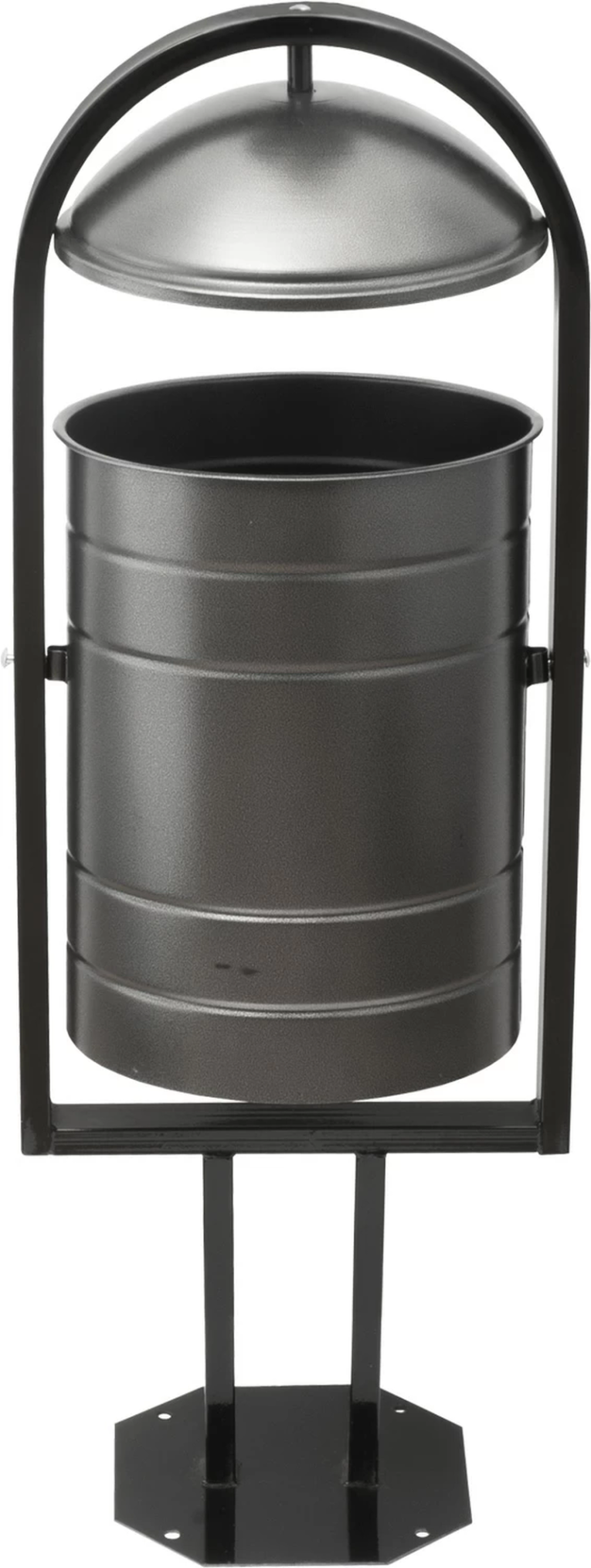 Урна уличная 370х300х1000 серебряная купить в Челябинске Урна уличная 370х300х1000 серебряная купить в Челябинске