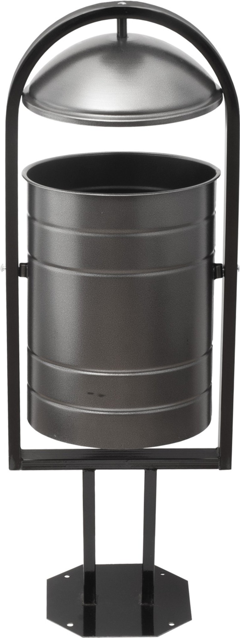 Урна уличная 370х300х1000 серебряная купить в Челябинске Урна уличная 370х300х1000 серебряная купить в Челябинске