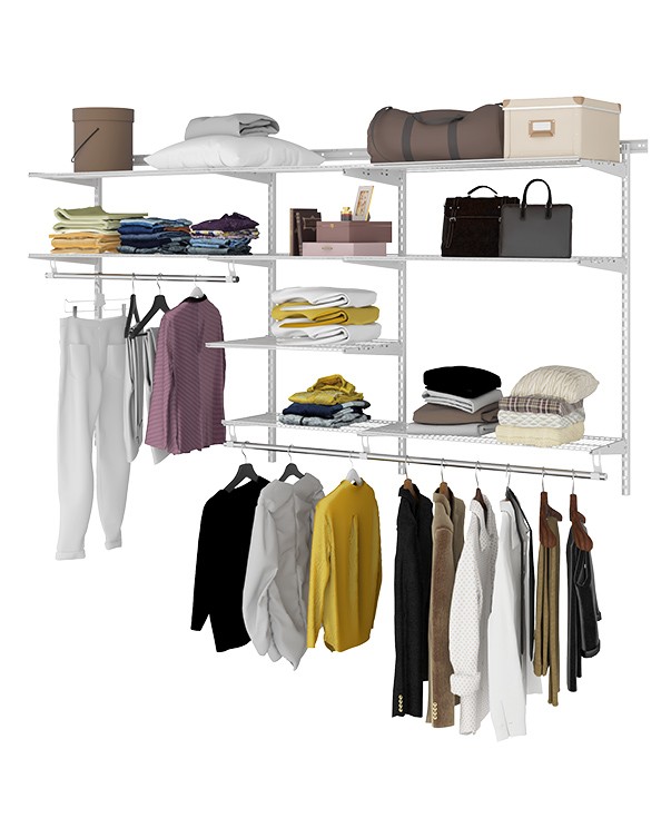 Гардеробная система Практик Home Optima G240 белая купить в Челябинске Гардеробная система Практик Home Optima G240 белая купить в Челябинске