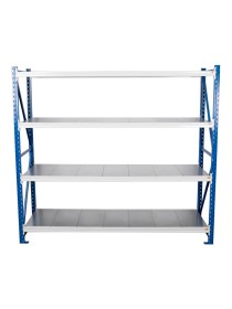 Стеллаж стационарный БиКом СТ-4 250x90x100 4 полки Стеллаж стационарный БиКом СТ-4 250x90x100 4 полки