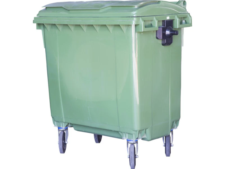 Мусорный контейнер 770л. зелёный купить в Челябинске
