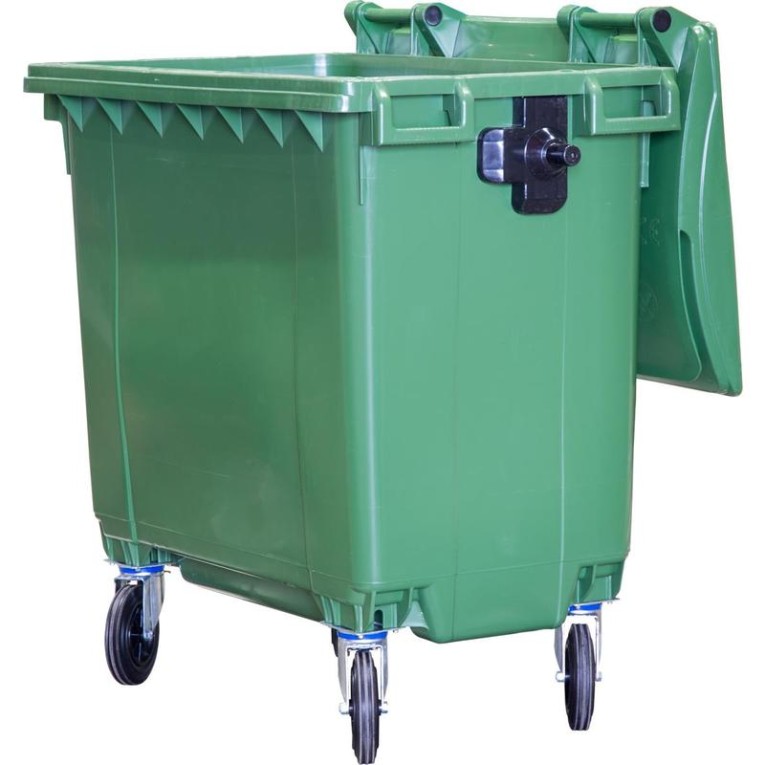 Мусорный контейнер 770л. зелёный купить в Челябинске
