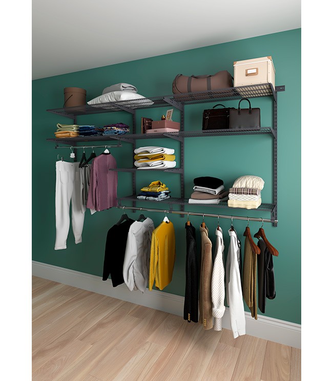 Гардеробная система Практик Home Optima G240 графит купить в Челябинске