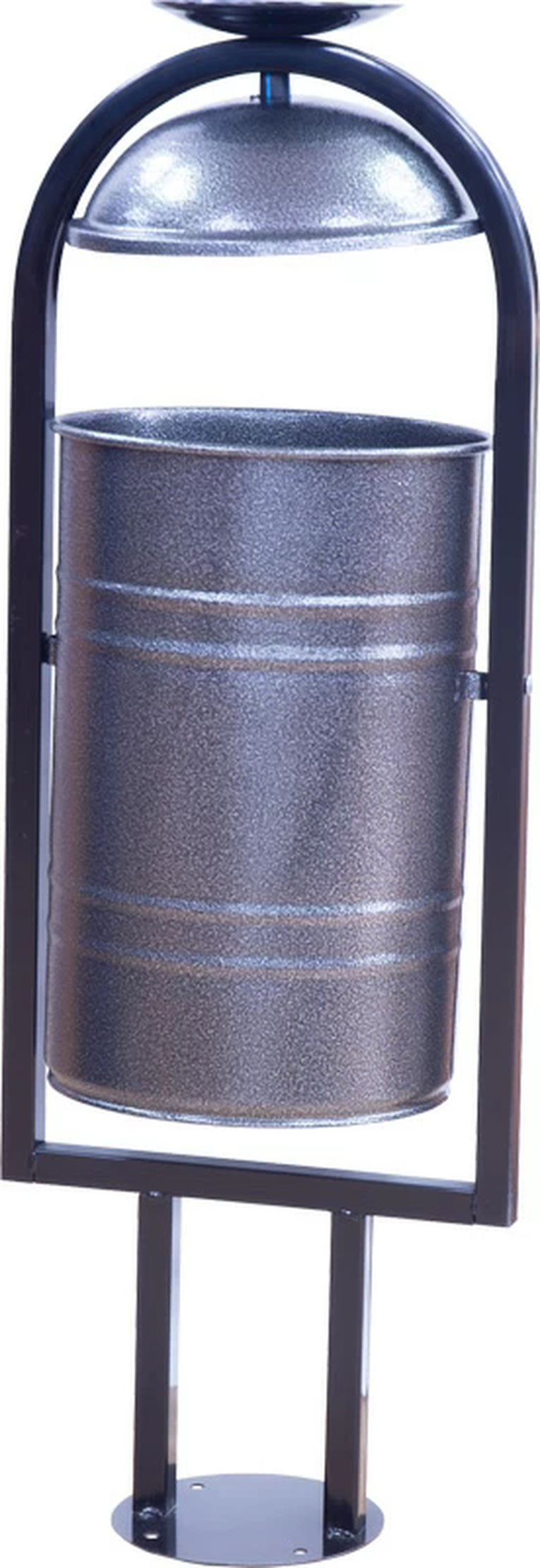 Урна металлическая с пепельницей 1050х370х300 мм серый антик купить в Челябинске Урна металлическая с пепельницей 1050х370х300 мм серый антик купить в Челябинске