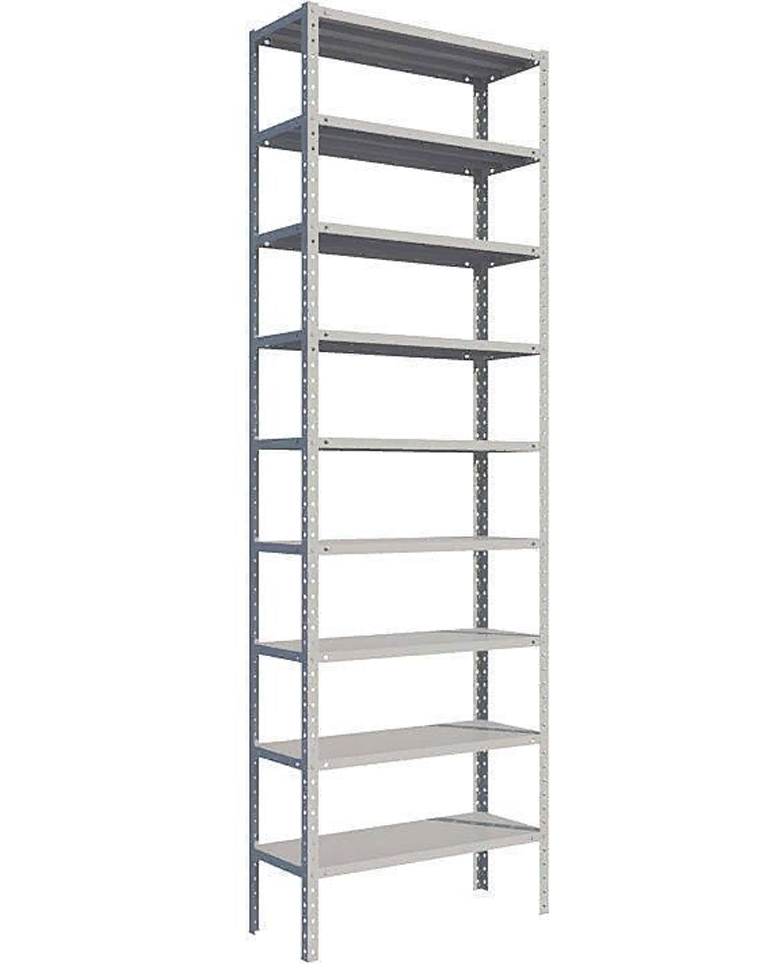 Стеллаж MS Standart 2200х1000х400 9 полок купить в Челябинске