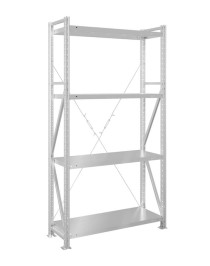Стеллаж MS U 2500x1500x600 4 полки (250 кг, металл) Стеллаж MS U 2500x1500x600 4 полки (250 кг, металл)