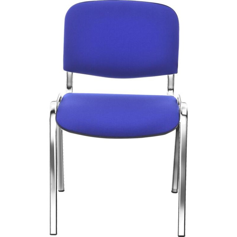 Стул Изо (синяя ткань, хром) купить в Челябинске