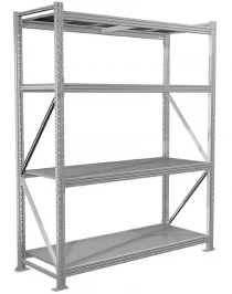 Стеллаж MS Profi 2500х1200х400 4 полки Стеллаж MS Profi 2500х1200х400 4 полки