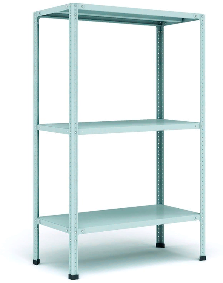 Стеллаж металлический Титан МС-750 2300x700x500 3 полки купить в Челябинске