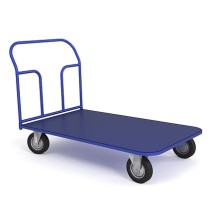 Тележка платформенная ТП 10 (г/п 450 кг, 1800x800 мм, колеса черная резина 160 мм) Тележка платформенная ТП 10 (г/п 450 кг, 1800x800 мм, колеса черная резина 160 мм)