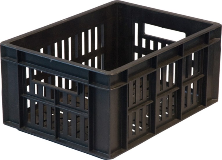 Ящик дрожжевой 400х300х200 с перф. черный купить в Челябинске