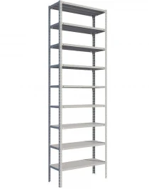 Стеллаж MS Standart 1600х1000х500 9 полок