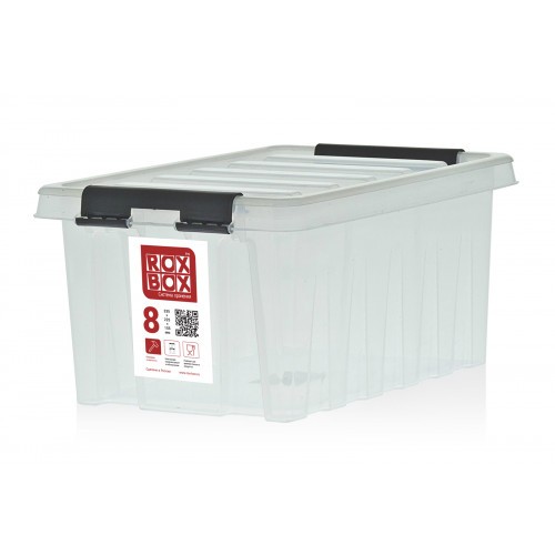 Контейнер Rox Box Original 8 (335х220х155 мм с крышкой и клипсами прозрачный) купить в Челябинске Контейнер Rox Box Original 8 (335х220х155 мм с крышкой и клипсами прозрачный) купить в Челябинске