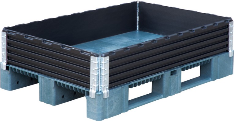 Складная паллетная рама усиленная (евроборт) 1200х800х200 купить в Челябинске Складная паллетная рама усиленная (евроборт) 1200х800х200 купить в Челябинске