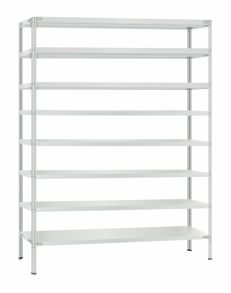 Стеллаж металлический Титан МС-500 3000х1500х400 8 полок купить в Челябинске