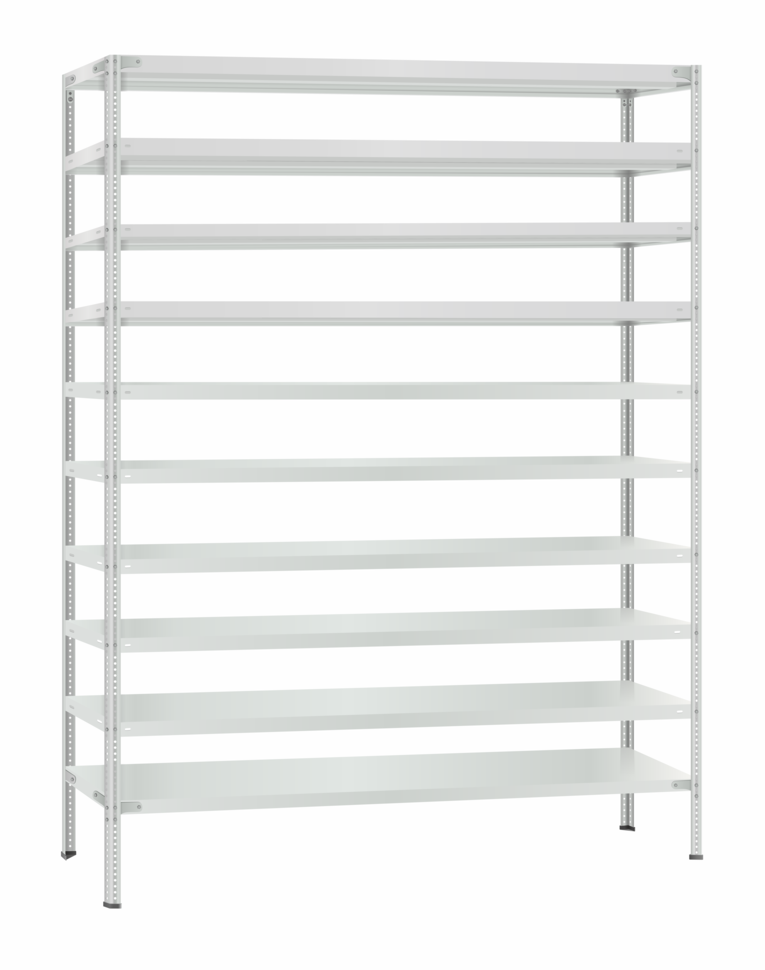 Стеллаж металлический Титан МС-500 3000х1500х400 10 полок купить в Челябинске