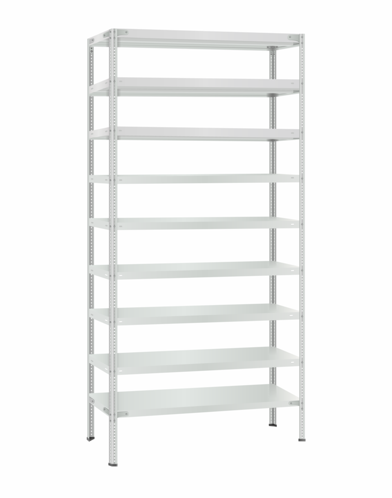 Стеллаж металлический Титан МС-500 2400х1000х600 9 полок купить в Челябинске