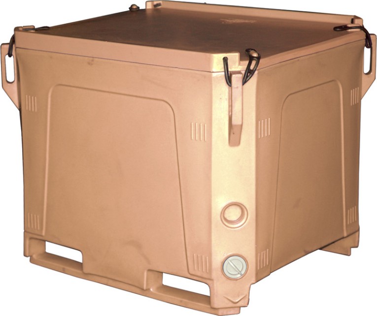 Контейнер 915х715х765 мм бежевый с крышкой купить в Челябинске Контейнер 915х715х765 мм бежевый с крышкой купить в Челябинске