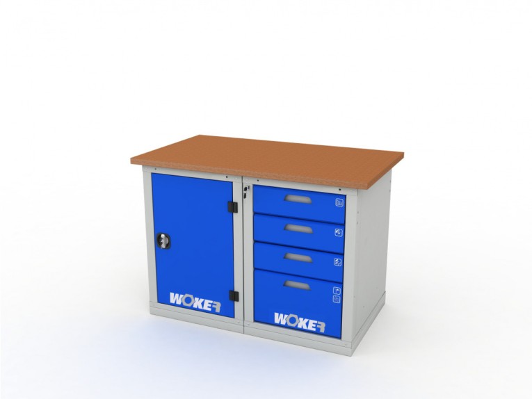 Верстак двухтумбовый WOKER PRO 2104.1200 купить в Челябинске