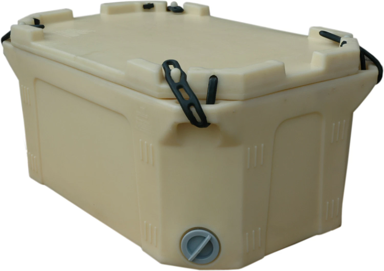 Контейнер 790х490х400 мм бежевый с крышкой купить в Челябинске Контейнер 790х490х400 мм бежевый с крышкой купить в Челябинске