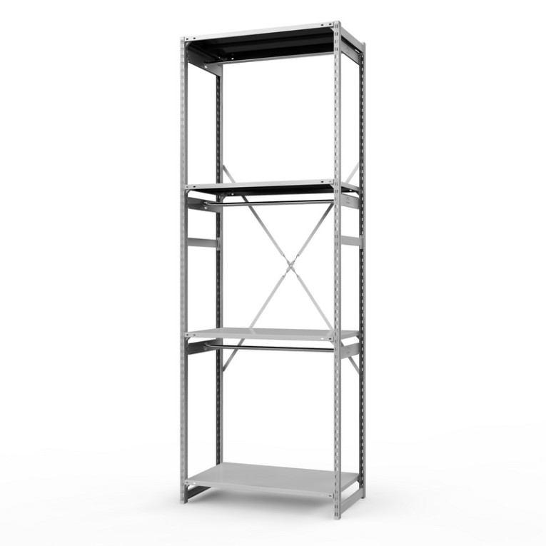 Стеллаж металлический ТСУ Универсал, 3000х1060х500 мм.Штанги: 3шт. Полки: металл 4 шт. купить в Челябинске Стеллаж металлический ТСУ Универсал, 3000х1060х500 мм.Штанги: 3шт. Полки: металл 4 шт. купить в Челябинске