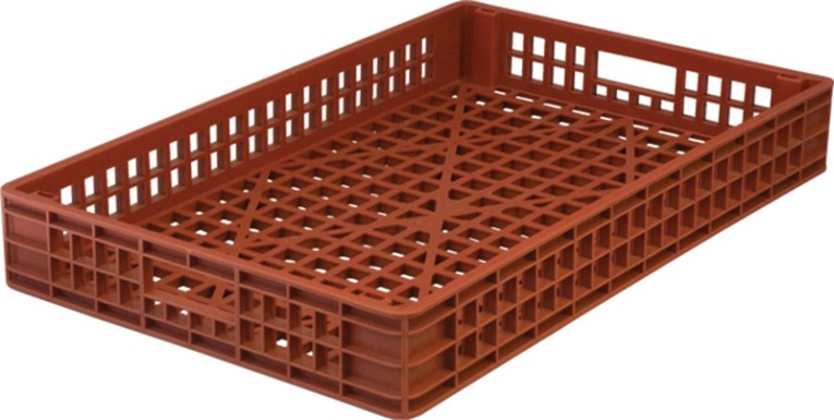 Ящик хлебный 740х460х102 красный купить в Челябинске Ящик хлебный 740х460х102 красный купить в Челябинске