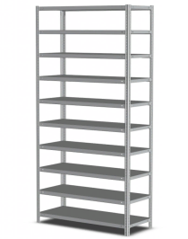 Стеллаж MS Strong 2550х1500х300 10 полок