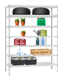 Стеллаж металлический Титан МС-900 2200x1000x400 7 полок Стеллаж металлический Титан МС-900 2200x1000x400 7 полок