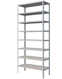 Стеллаж MS Standart 2200х1000х250 8 полок Стеллаж MS Standart 2200х1000х250 8 полок