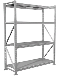 Стеллаж MS Profi 2500х1200х600 4 полки