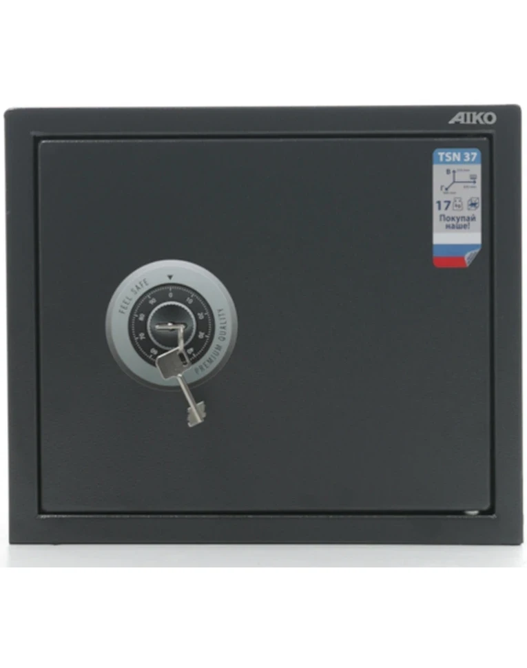 Офисный сейф Aiko TSN 37 KL, вид спереди Офисный сейф Aiko TSN 37 KL, вид спереди