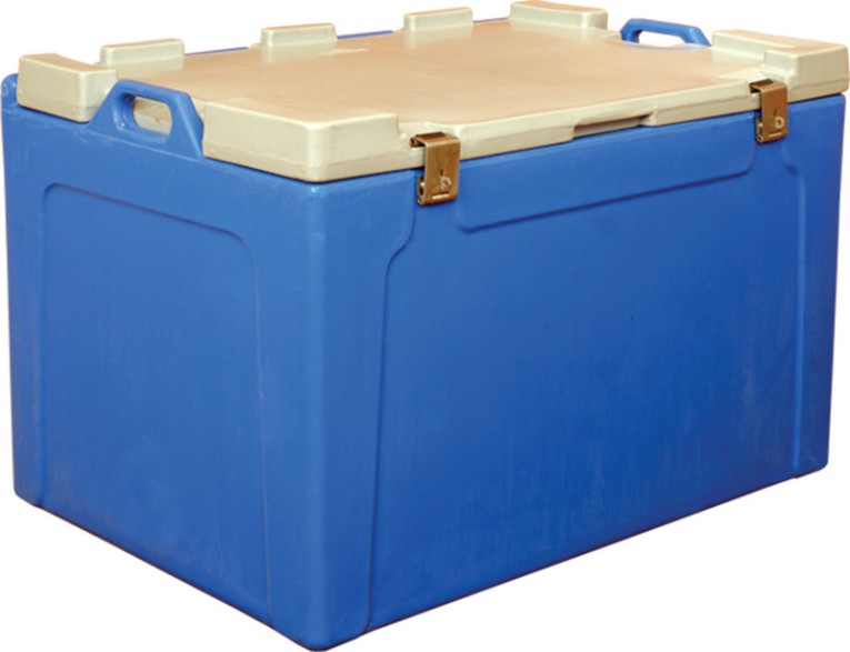 Контейнер 750х530х520 мм синий с крышкой купить в Челябинске Контейнер 750х530х520 мм синий с крышкой купить в Челябинске
