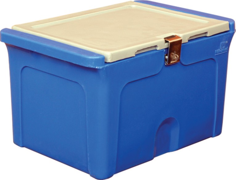 Контейнер 500х335х303 мм синий с крышкой купить в Челябинске Контейнер 500х335х303 мм синий с крышкой купить в Челябинске