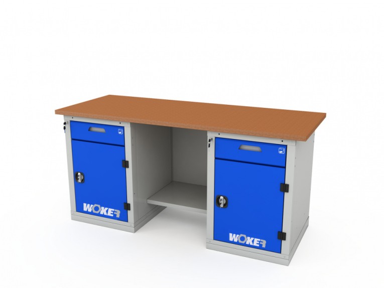 Верстак двухтумбовый WOKER PRO 2202.1800 купить в Челябинске