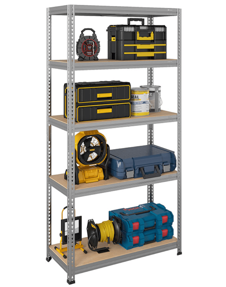 Стеллаж быстросборный ЛОФТ (SBL) 1800x900x450 5 полок (цинк) купить в Челябинске Стеллаж быстросборный ЛОФТ (SBL) 1800x900x450 5 полок (цинк) купить в Челябинске