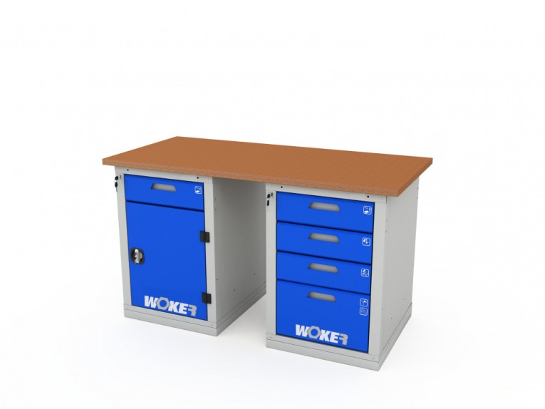 Верстак двухтумбовый WOKER PRO 2204.1500 купить в Челябинске