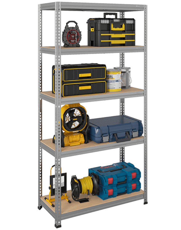 Стеллаж быстросборный ЛОФТ (SBL) 1800x1200x450 5 полок (цинк) купить в Челябинске Стеллаж быстросборный ЛОФТ (SBL) 1800x1200x450 5 полок (цинк) купить в Челябинске