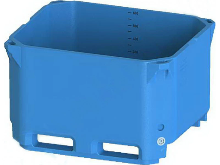 Контейнер 600л. изотермический, без крышки цв. синий купить в Челябинске Контейнер 600л. изотермический, без крышки цв. синий купить в Челябинске