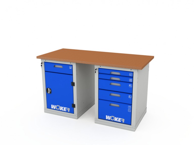Верстак двухтумбовый WOKER PRO 2205.1500 купить в Челябинске