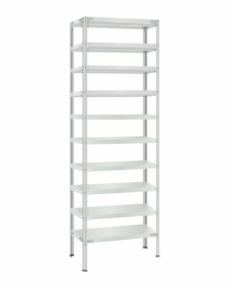 Стеллаж металлический Титан МС-500 2300х700х500 10 полок Стеллаж металлический Титан МС-500 2300х700х500 10 полок