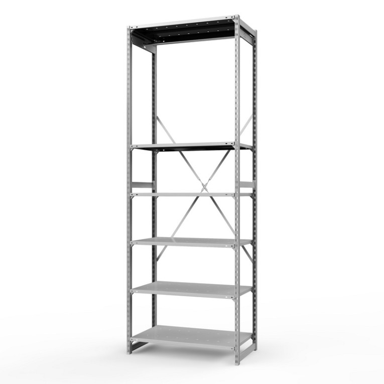 Стеллаж металлический ТСУ Универсал, 3000х1060х600 мм.Штанги: 1шт. Полки: металл усил. перф. 6 шт. купить в Челябинске