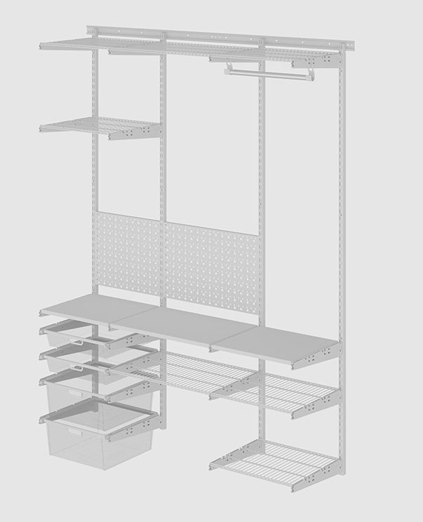 Гардеробная система Практик Home Дача 1 купить в Челябинске