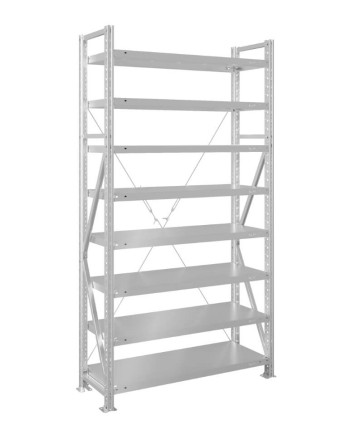 Стеллаж MS U 2500x700x500 8 полок (400 кг, металл) купить в Челябинске