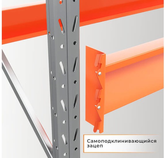 Стеллаж паллетный СПЛ 2000х1800х1100 1 ярус (1300/9700) купить в Челябинске